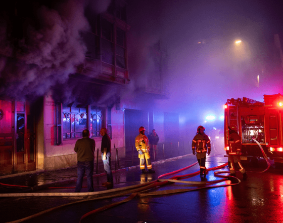 Incendio en el mesón Los Cántaros de Zaragoza antes del concurso de tapas