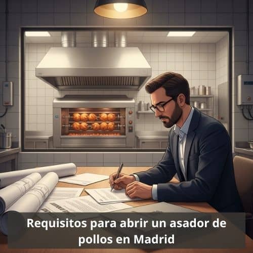 Requisitos para abrir un asador de pollos en Madrid