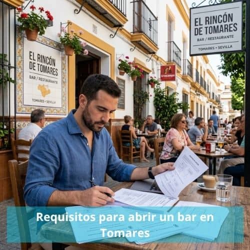Requisitos para abrir un bar en Tomares