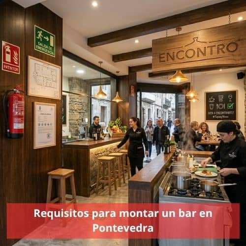 Requisitos para montar un bar en Pontevedra