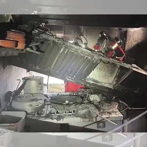 Incendio en restaurante de Coslada deja dos heridos por inhalación de humo