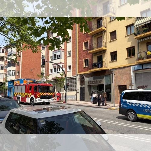 Incendio en un restaurante de Pamplona tras arder la campana extractora de la cocina
