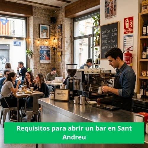 Requisitos para abrir un bar en Sant Andreu