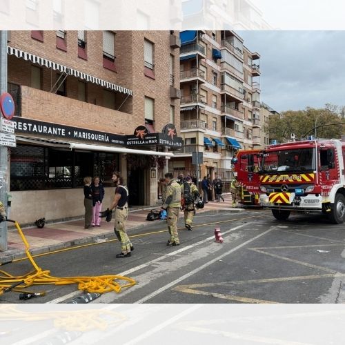 Incendio en la cocina obliga al cierre temporal de la marisquería Estrella de Mar