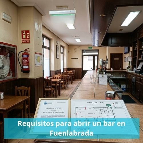 Requisitos para abrir un bar en Fuenlabrada