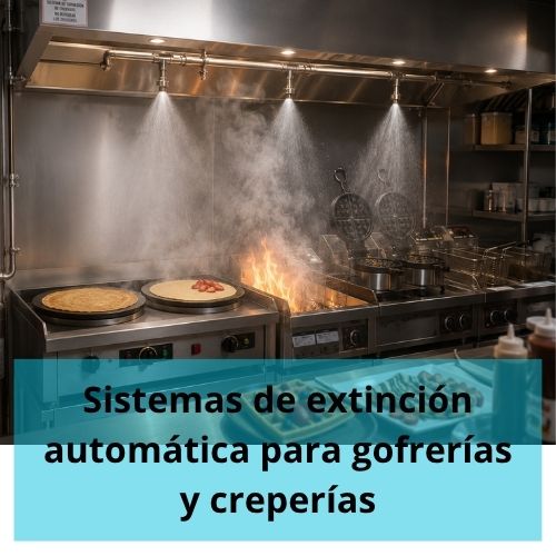 Sistemas de extinción automática para gofrerías y creperías