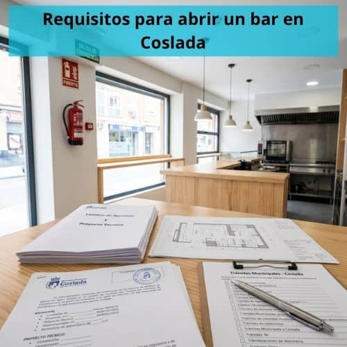 Requisitos para abrir un bar en Coslada