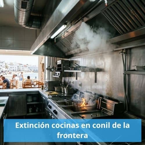Extinción cocinas en conil de la frontera