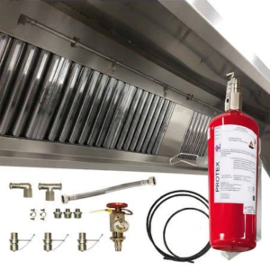 Sistema extinción automática cocinas campana central 100 cm
