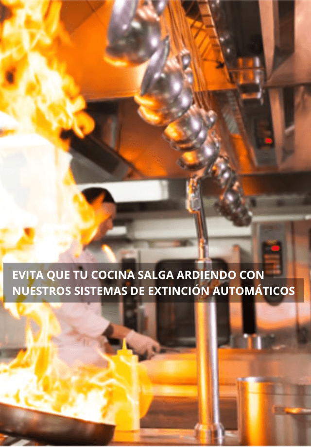 extinción automática cocina